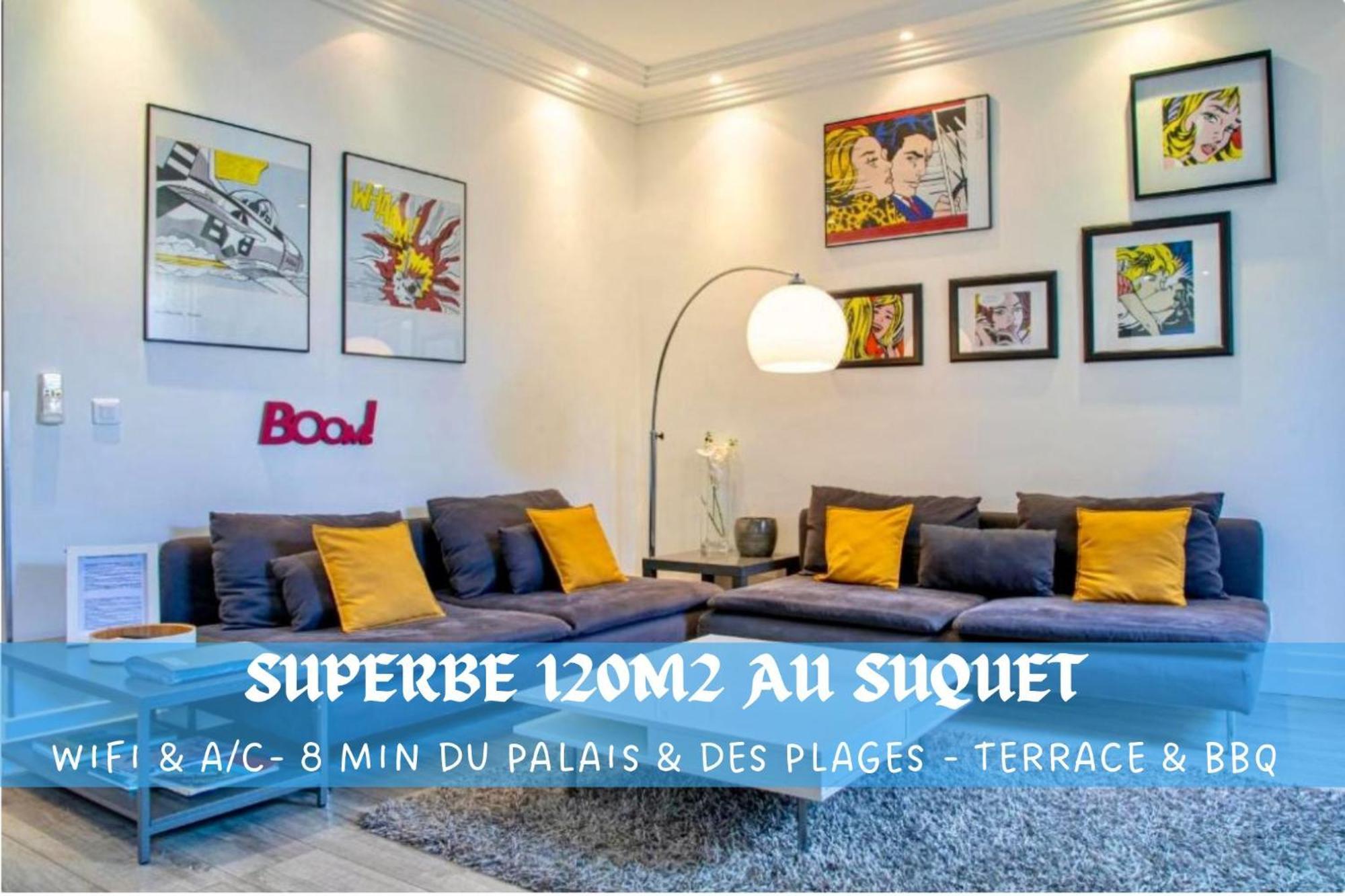 Superbe 120M2 Au Suquet - Property With Style Канны Экстерьер фото